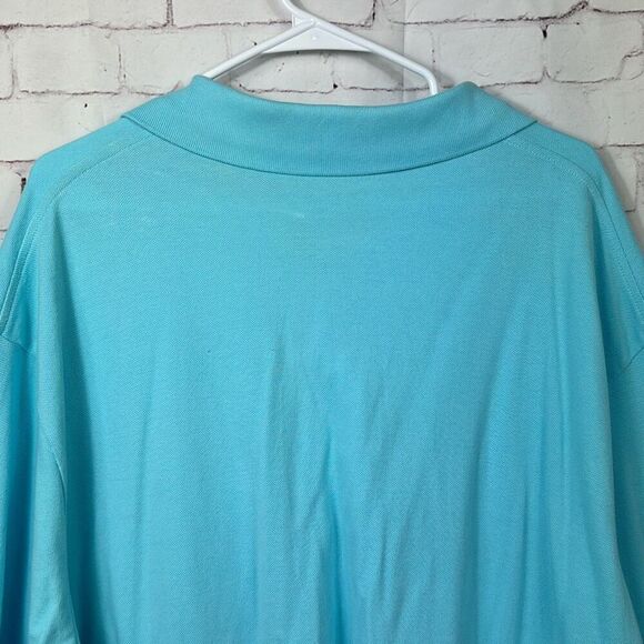 Polo Ralph Lauren Shirt Mens 2XB 2X Big Short Sleeve Golf Performance Blue - Picture 9 of 10